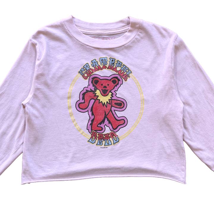 T-shirt ample rose - Ours Grateful Dead pour la vente par Rowdy Sprout