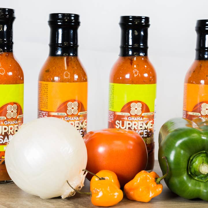 Ghana Supreme Sauce Marinade – wholesale Sås – Ghana Supreme Sauce- Marinad - Mild- Bas för Jollof R9