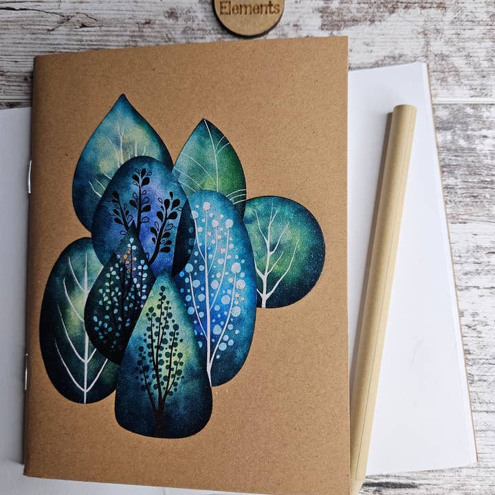 Elemental Elements LLC - Wholesale Notebook - Minimalistic Trees Journal Notebook1