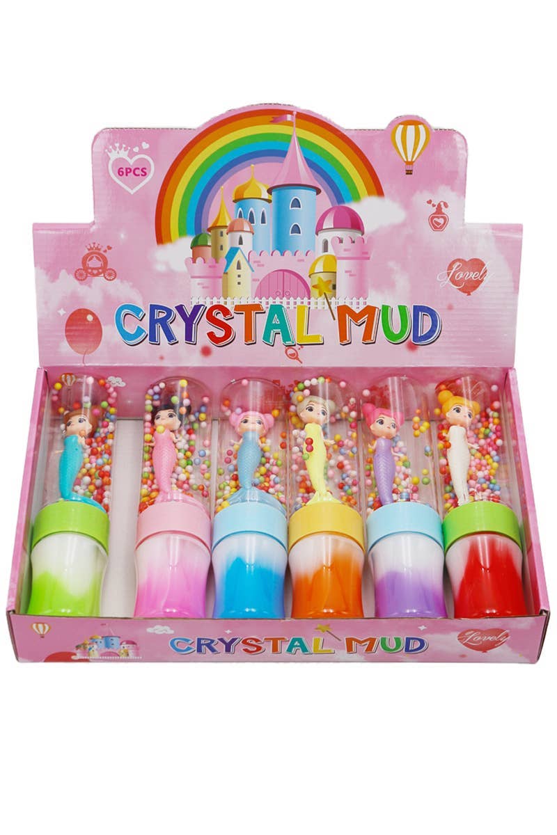 ASSORTED Mermaid Figurine Colorful Foam Ball Slime Tube for wholesale on Faire1