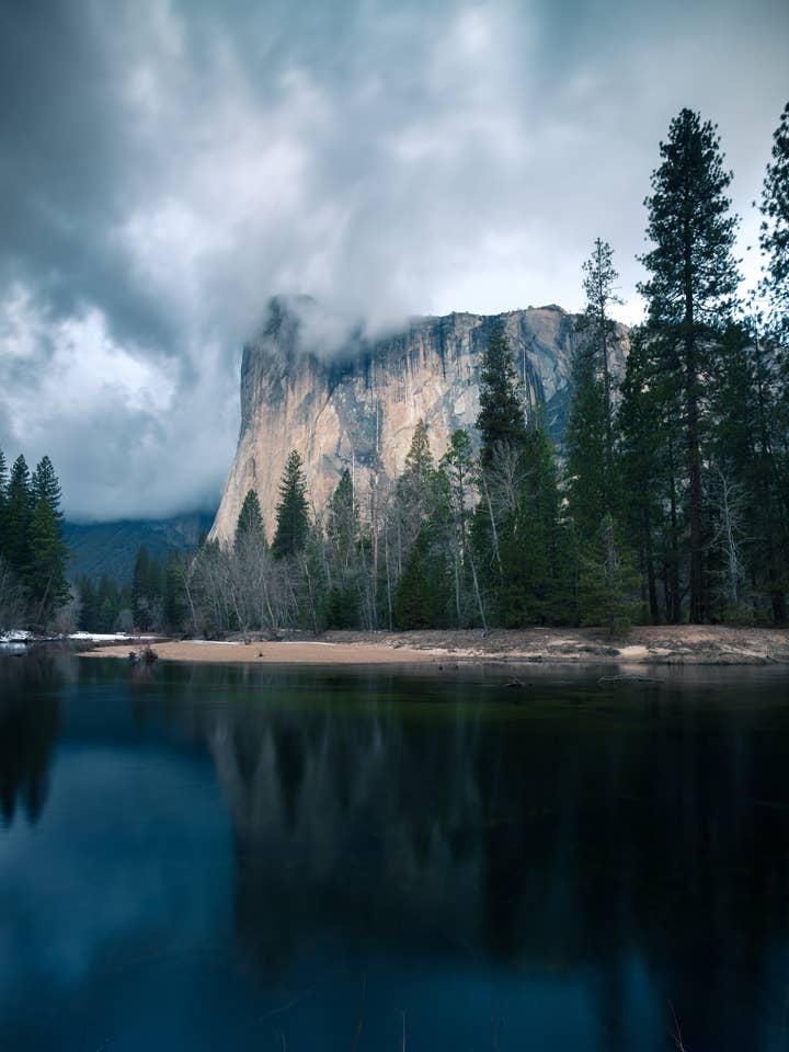 California Print: El Capitan Winter, Yosemite National Park for wholesale by JHK Photography Studio