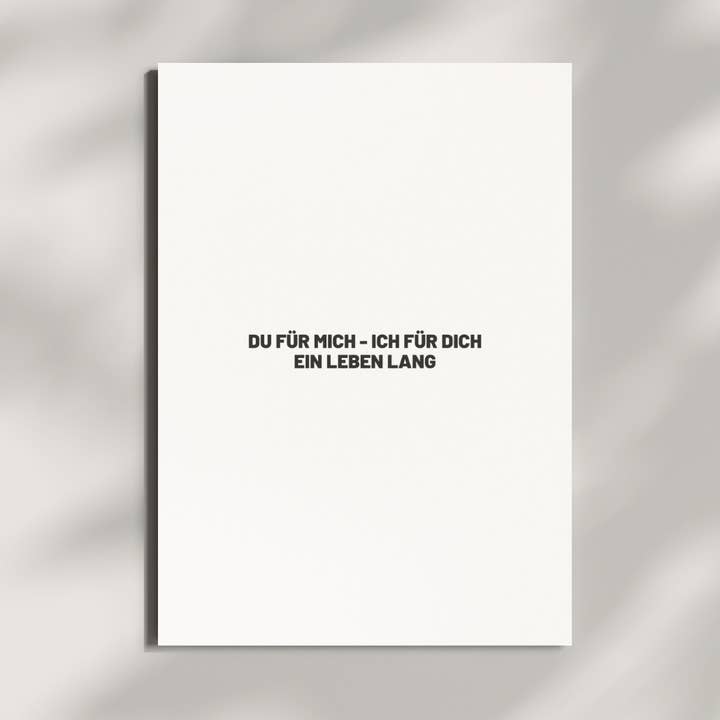 Postcard - A LIFETIME for wholesale by HERR&FRAUHEMPEL