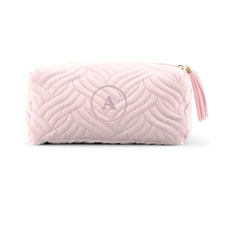 Weddingstar Inc. - Vendita all'ingrosso Borsa per trucchi/cosmetici - Borsa per trucco trapuntata piccola in velluto personalizzata - 5 colori disponibili13