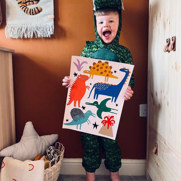 Dinosaurie konsttryck för wholesale av yaya studio