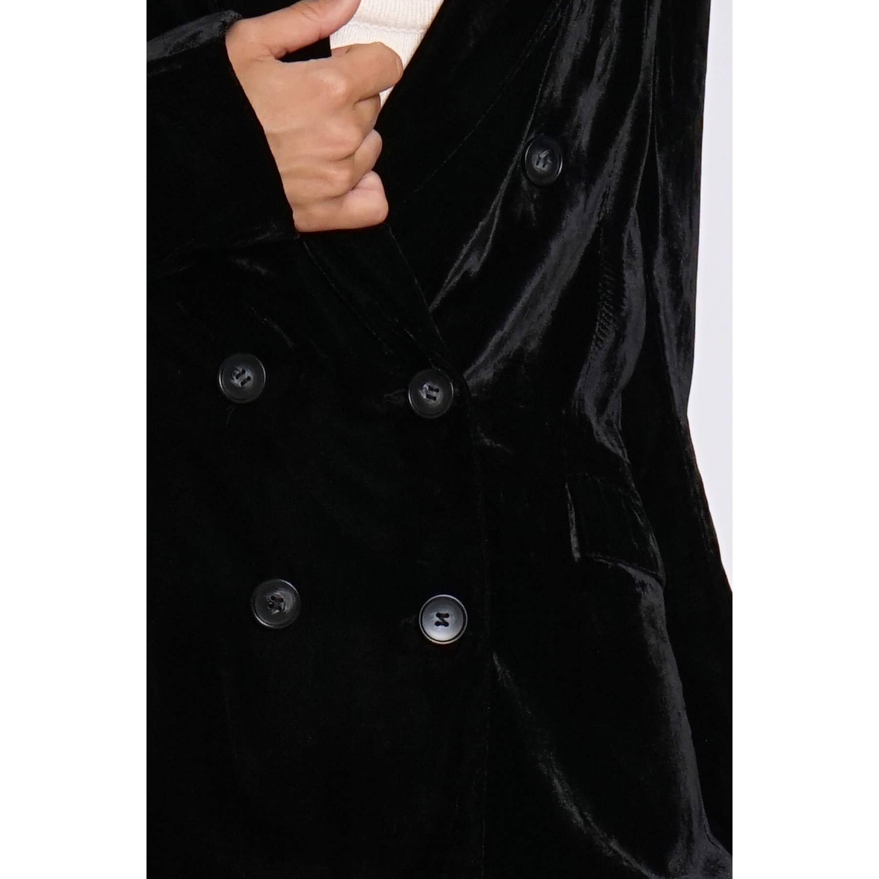 Sans Souci - Wholesale Blazer - Women's - VELVET BLAZER11