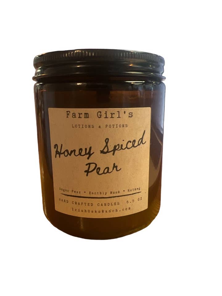 Honungskryddat päronljus 6,5 oz för wholesale av Irish Oaks Ranch