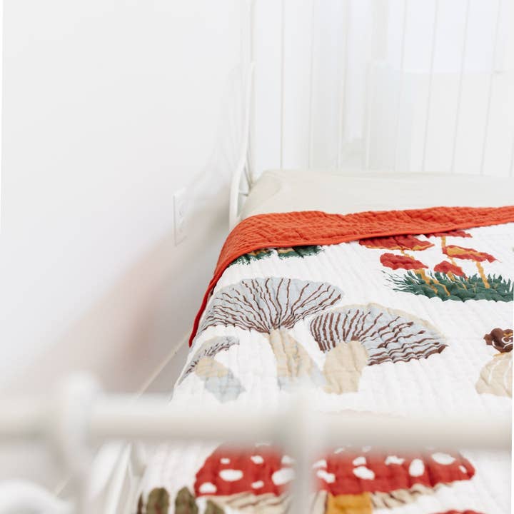Clementine Kids - Wholesale Throw Blanket - Large Mushroom Throw Blanket2