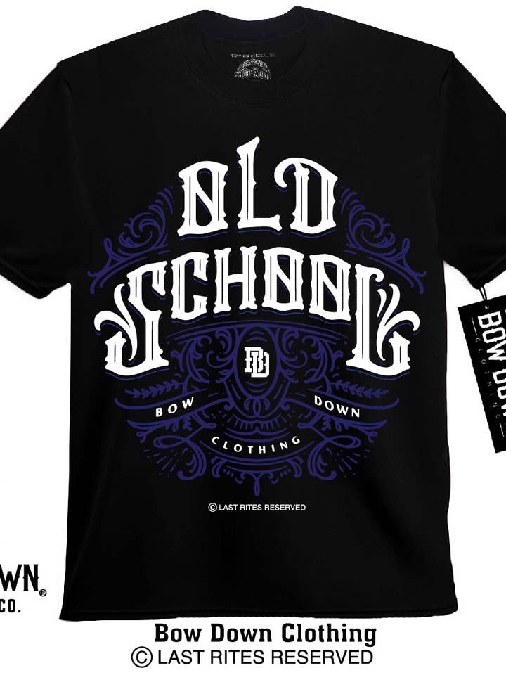 Old School 3 Bleu pour la vente par Bow Down Clothing