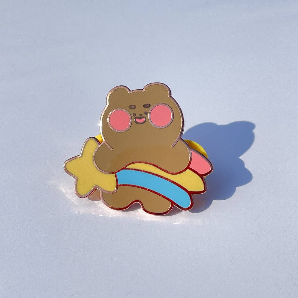 Bandage Brigade - Wholesale Lapel Pin/Button - Coffee Enamel Pin0