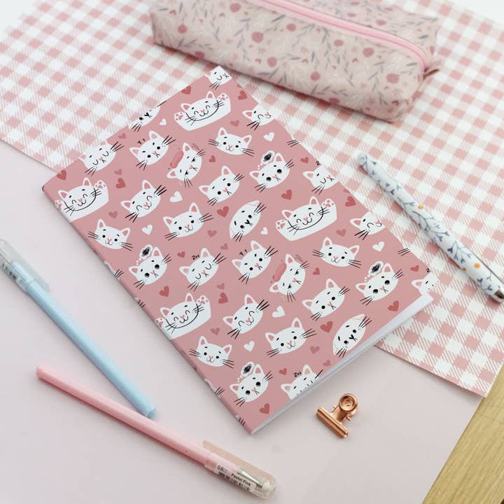 My Sweet Paper Card - Wholesale Notebook - A5 Cat and Tiger Notebook - Cute notebooks