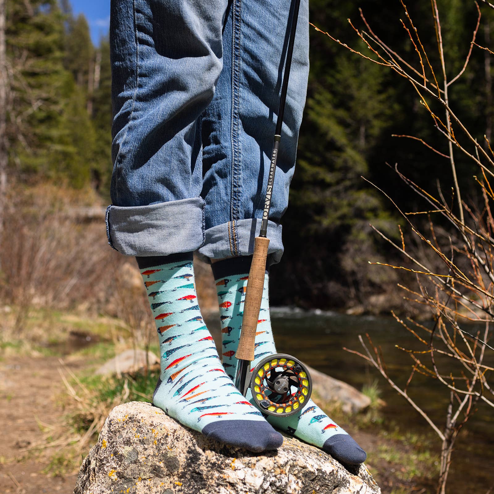Lavley - Wholesale Socks - Unisex - I'd Rather Be Fishing Socks7