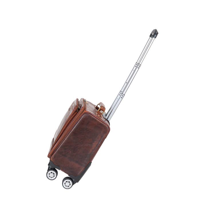 Greenwood Leather AU - Wholesale Luggage - Leather Pilot Business Trolly Bag - SAN2