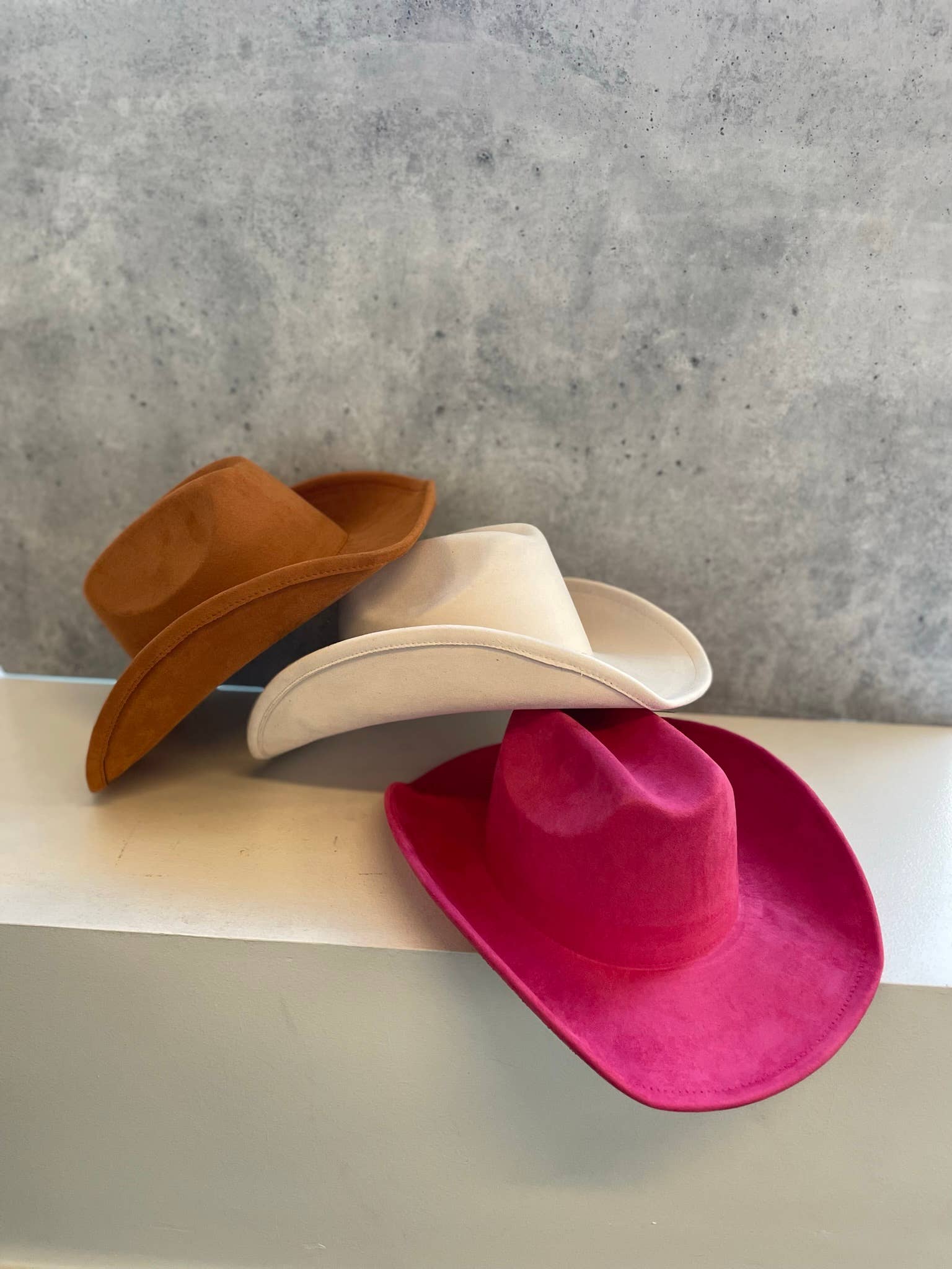Love and Thyme - Wholesale Cowboy Hat - Women's - Best Seller! VEGAN SUEDE CATTLEMAN COWBOY HAT7