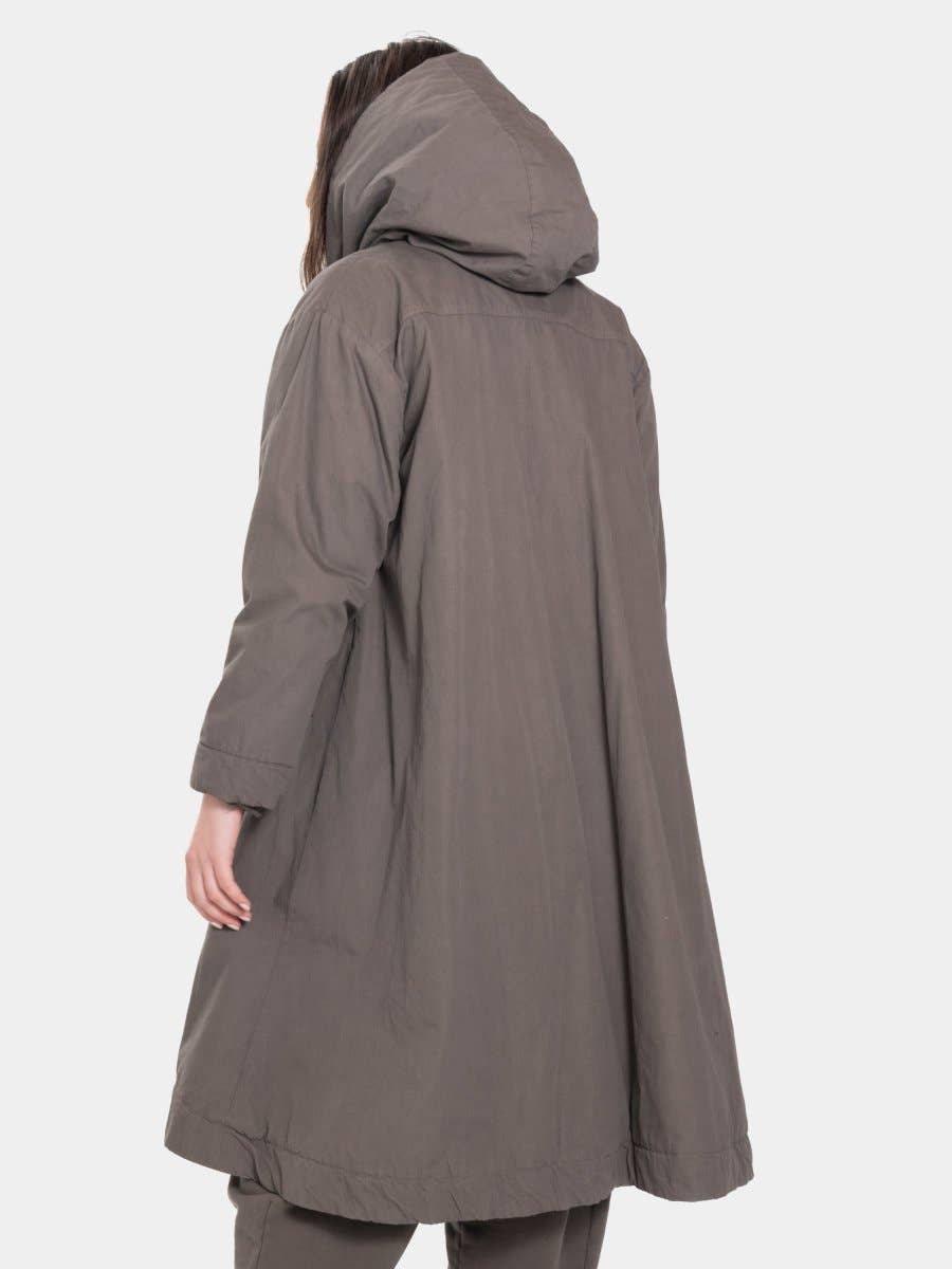 Baci & Amici Fashion - US Continental - Wholesale Coat - Women's - Zip Up Hooded Swing Coat19