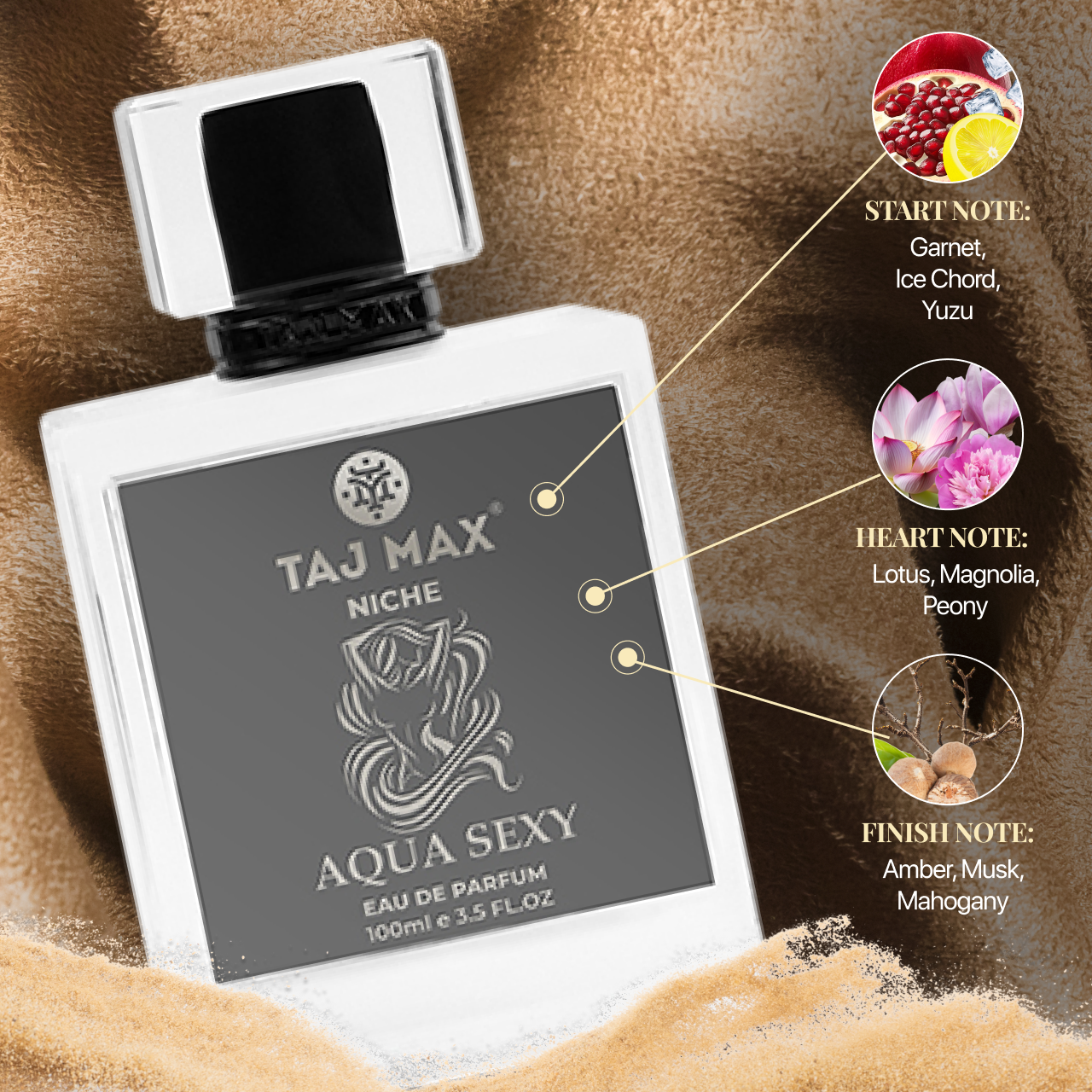 Daspar – wholesale Parfymer/Eau de Toilette – TAJ MAX AQUA SEXY 3.4 OZ Dubai Långvarig Parfym1