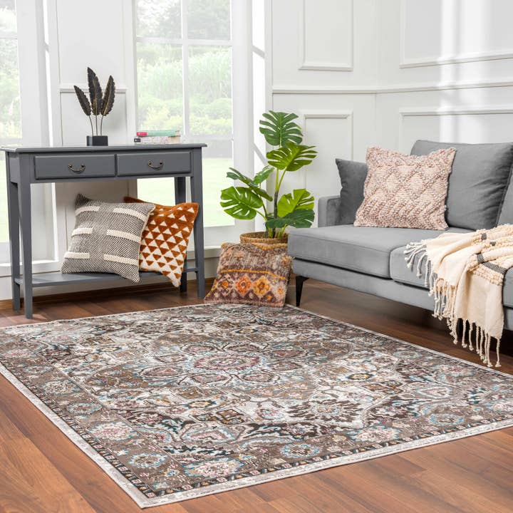 Mardin Brown Area Rug - Clearance for wholesale by Hauteloom