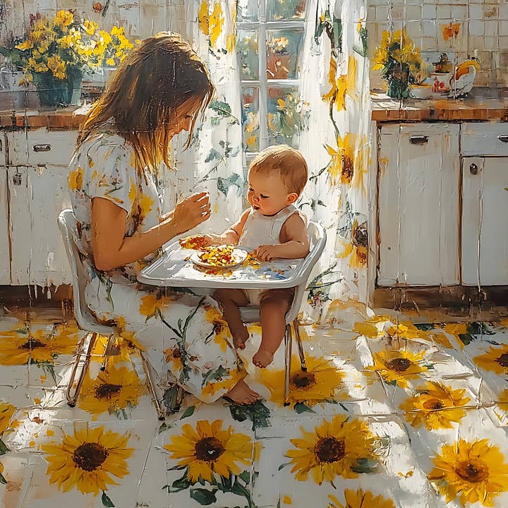 Sunflower Yardage for wholesale by Oilcloth International