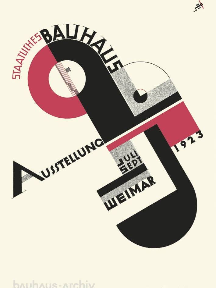 Poster Exhibition 1923 | Joost Schmidt for wholesale by bauhaus-archiv gmbh