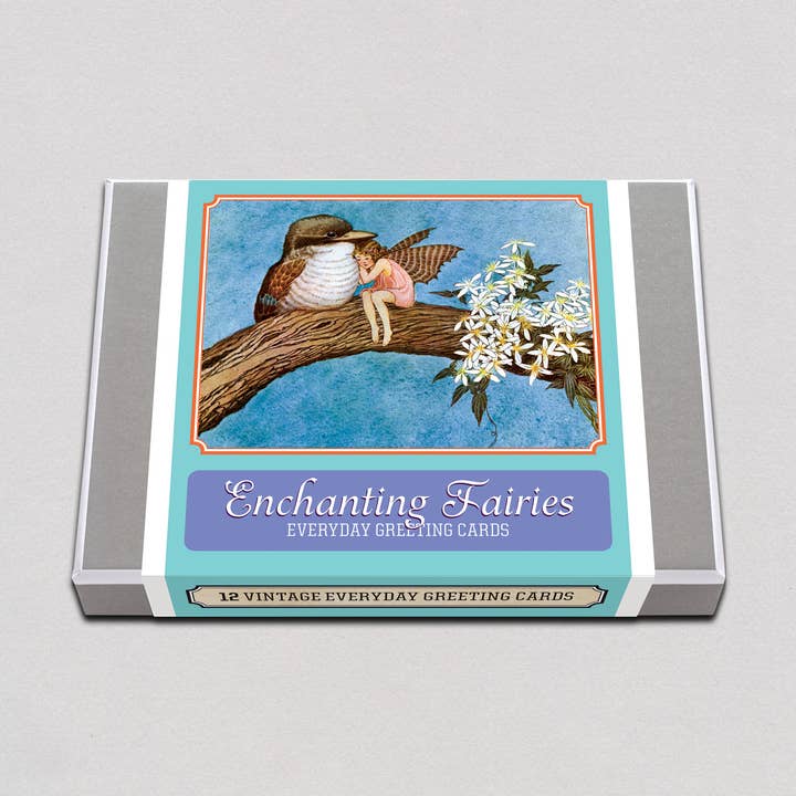 Laughing Elephant - Wholesale Everyday Greeting Card - Enchanting Fairies - Everyday Boxed Cards0