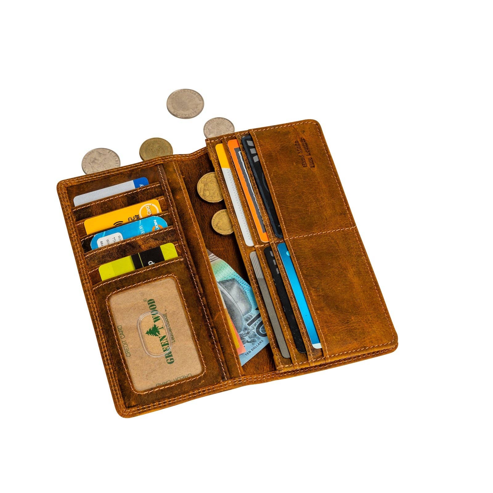 Greenwood Leather AU - Wholesale Wallet - Men’s - Leather Wallet Camel GW2266BRN3