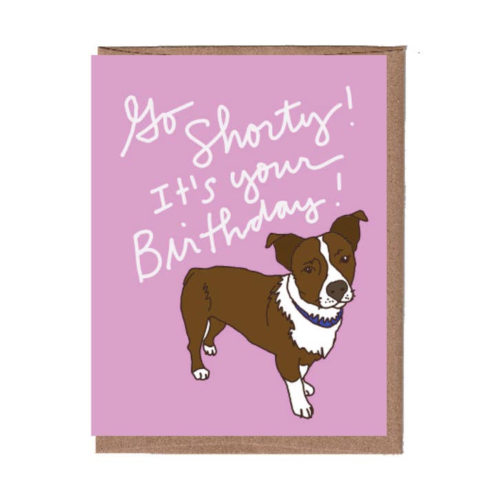 La Familia Green - Wholesale Birthday Card - Go Shorty Birthday Greeting Card0