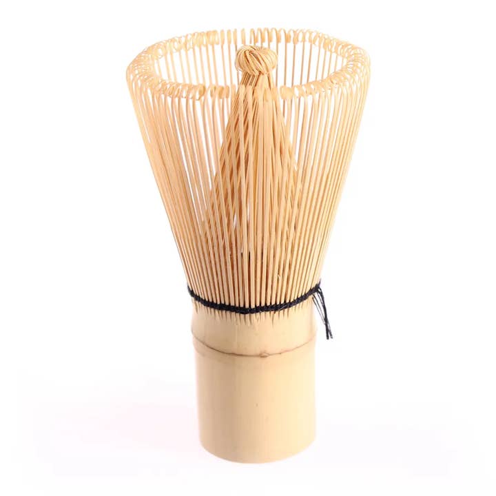 Batedor de matcha "Chasen" de bambu branco, 100 cerdas por atacado de good wei