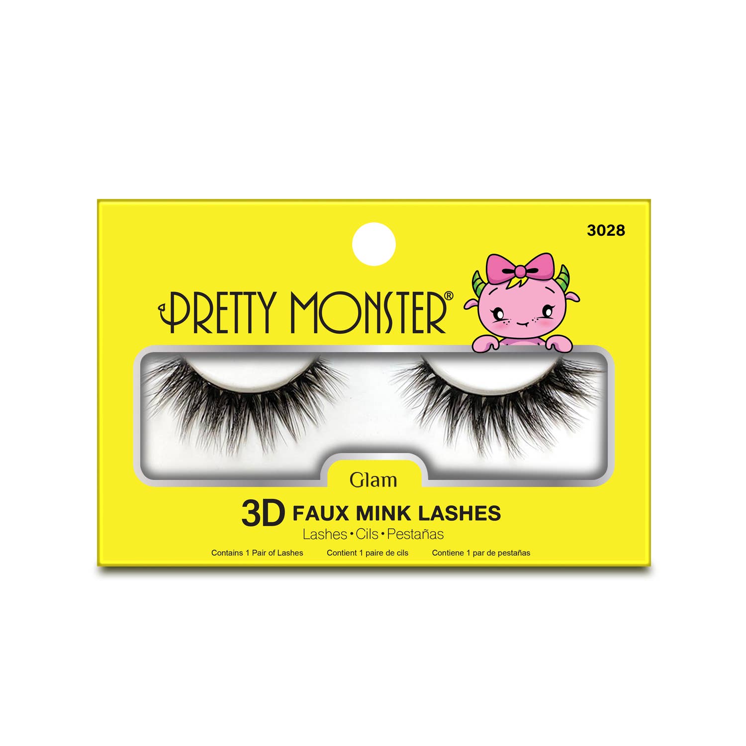 Rude Cosmetics – wholesale False/fake eyelashes – Pretty Monster Lashes Tabletop Display Set B, 108 pcs30