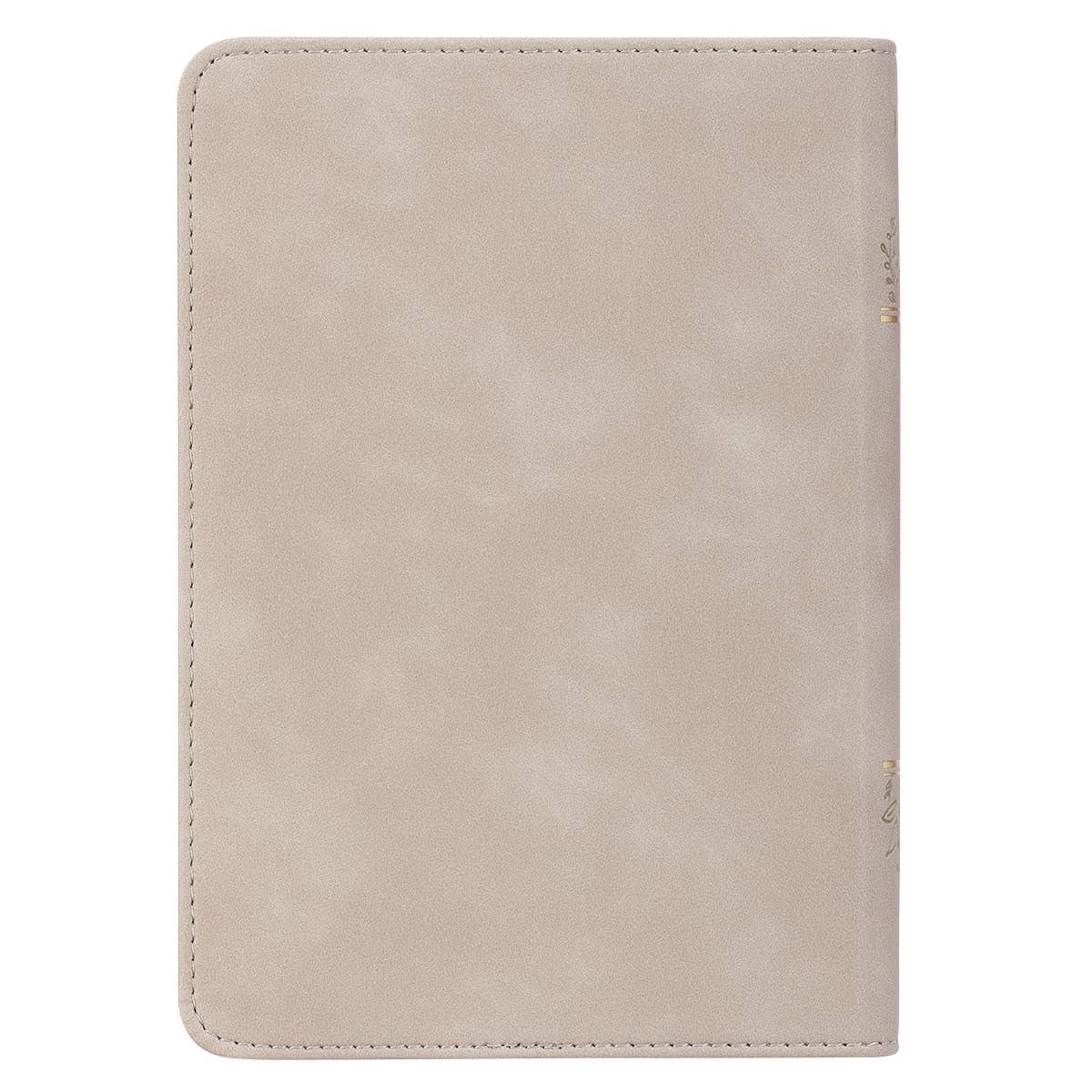 Christian Art Gifts - Wholesale Religion - KJV Bible Compact Faux Leather, Taupe1