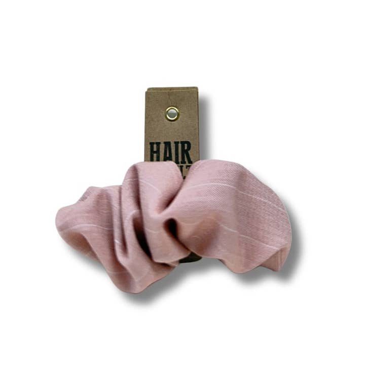 Scrunclip "Stripes Rose" for wholesale by Hairjewelz by Elle