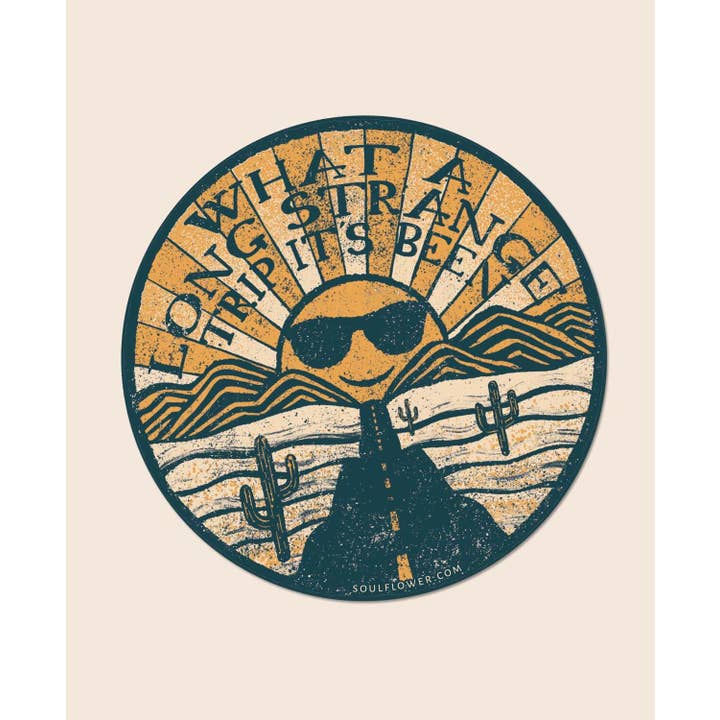 Soul Flower - Vendita all'ingrosso Adesivo - Adesivo Viaggio Lungo e Strano - Adesivi dei Morti1