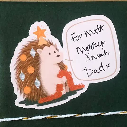 Christmas Creatures Gift Labels for wholesale by Clare Lewis Illustration