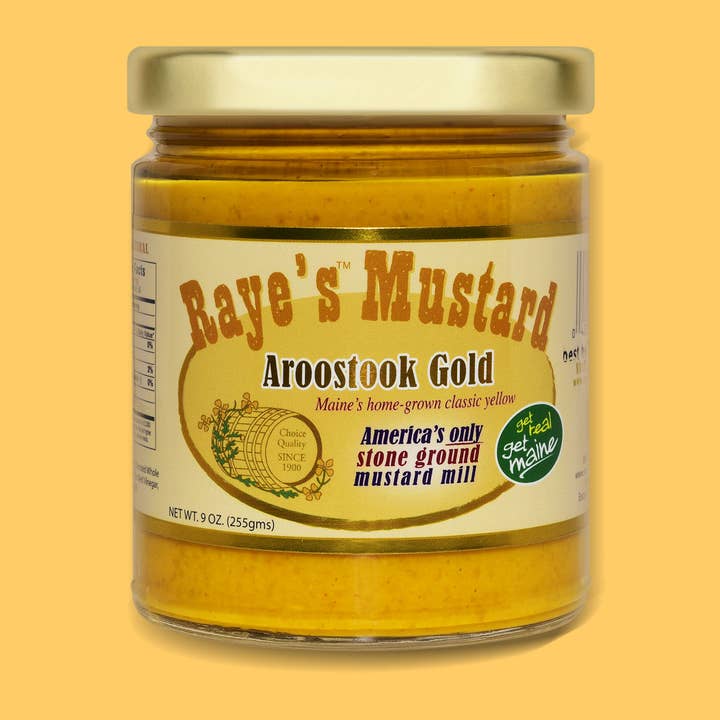 Aroostook Gold Mustard for wholesale by Raye's Mustard