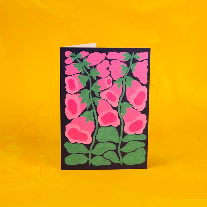 Evermade - Wholesale Everyday Greeting Card - Foxglove (Pink) WWF Greetings Card1