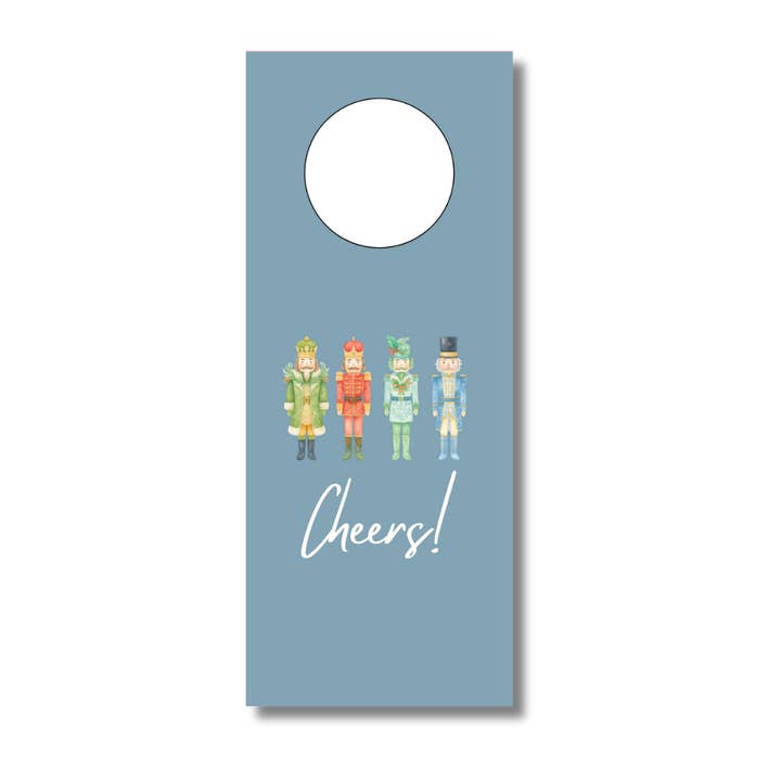 Duncan Sister Designs - Wholesale Wine Gift Bag - Nutcracker Wine Bottle Gift Tags – Set of 6, Made in the USA