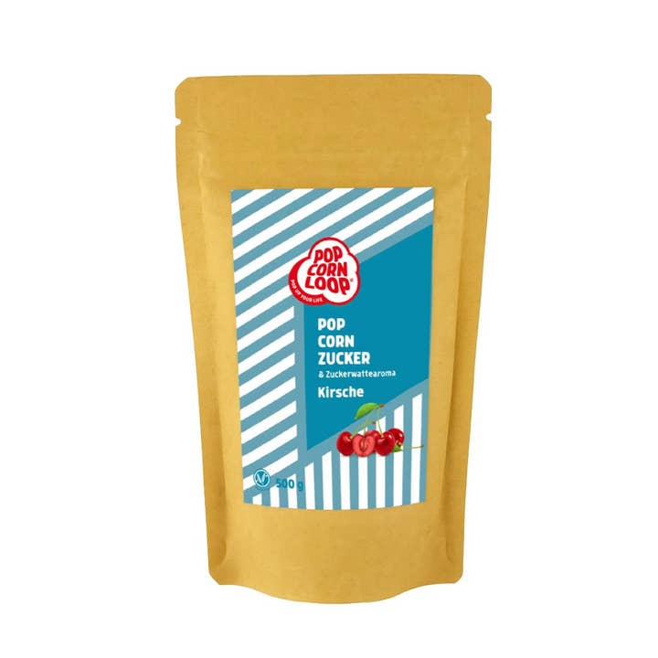 Popcorn and Cotton Candy Sugar Cherry 500g for wholesale by Popcornloop