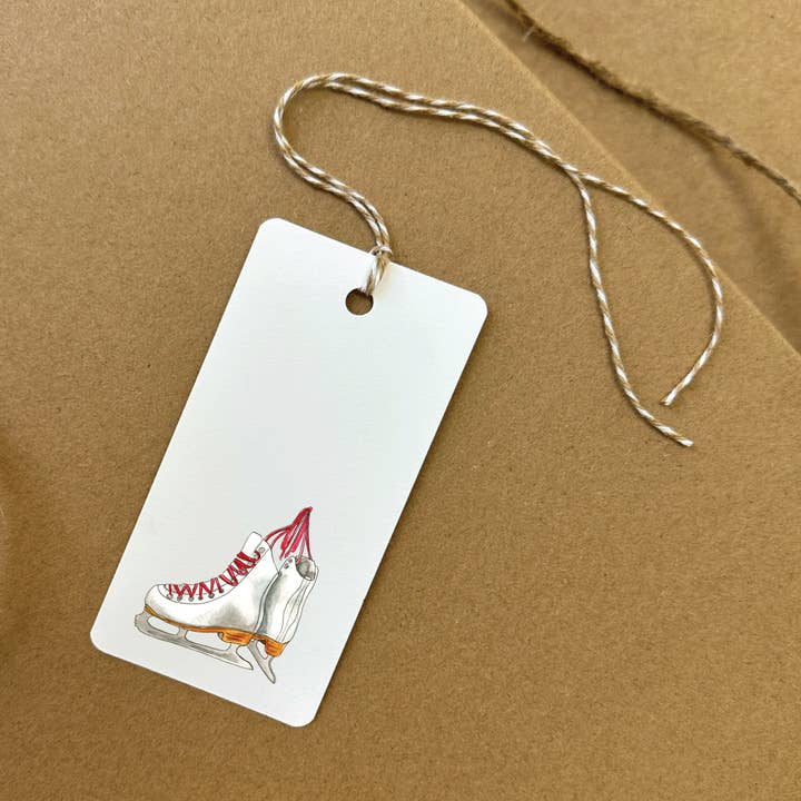 Etiqueta de oferta de patins de gelo por atacado de Fox Moon Studio