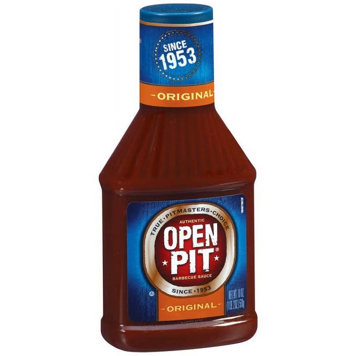 Shop The King - Wholesale BBQ Sauce - Open Pit Blue Label Original 18 Oz (Pack of 12)