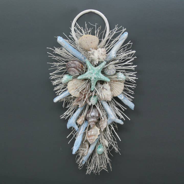 Coastal Shell Twig Spray for wholesale by Seasonal by Contrast Inc.