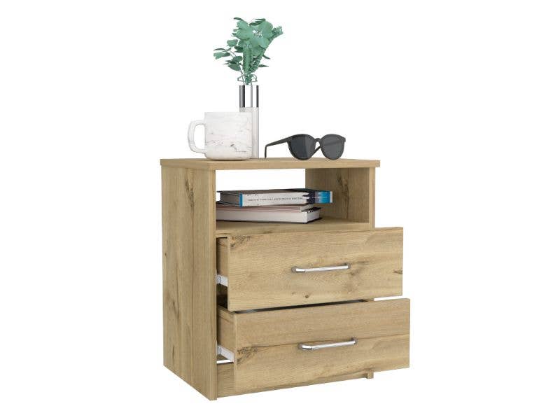 Depot E-Shop - Wholesale Bedroom Furniture - Salento Nightstand, 2 Drawers18