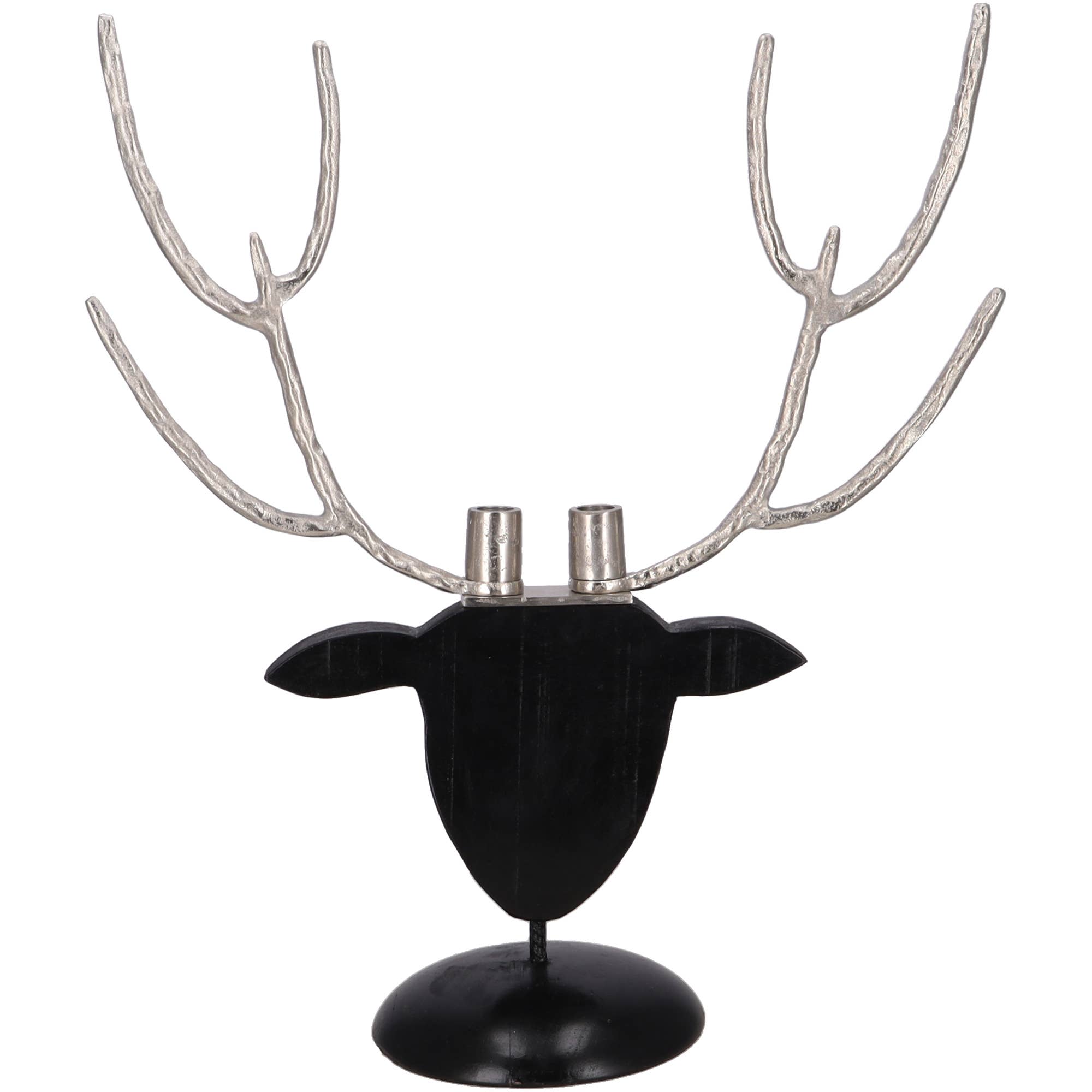 Vosteen – Großhandel Gartendeko/-schmuck – Holz Kh Ostrom 2 Flamming, L52cm, B20cm, H61cm, Schwarz0