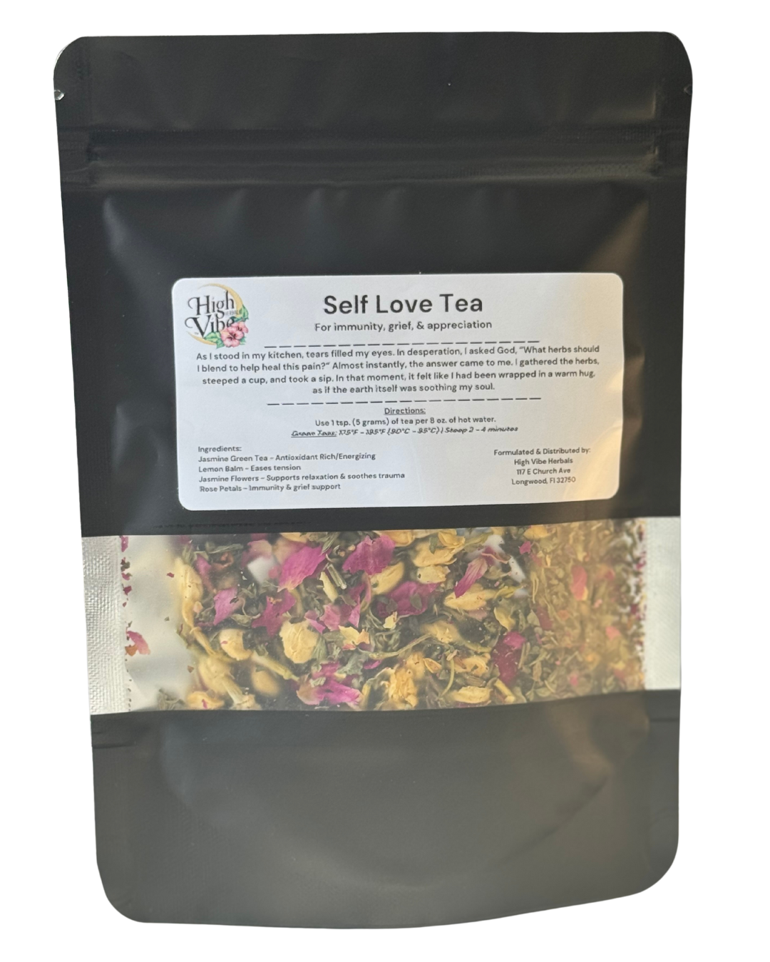 High Vibe Herbals - Wholesale Loose tea - Self Love Tea1