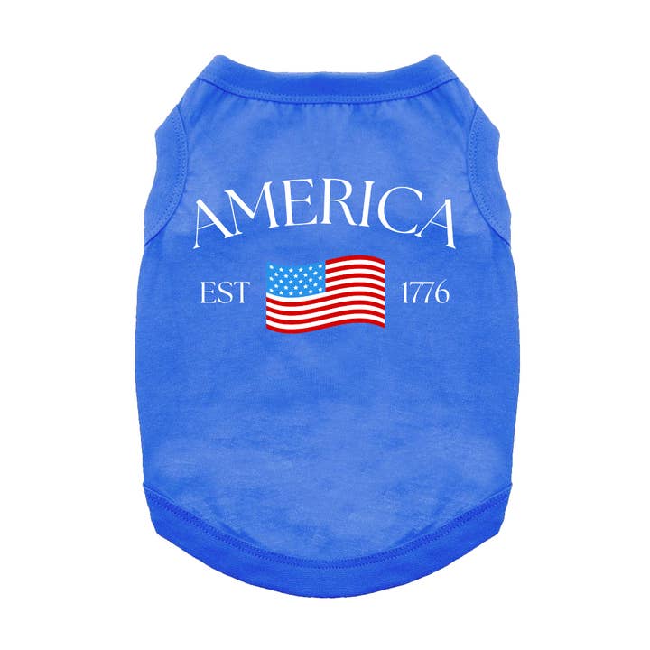 America - Dog Shirt for wholesale by Fun Dog Shirts