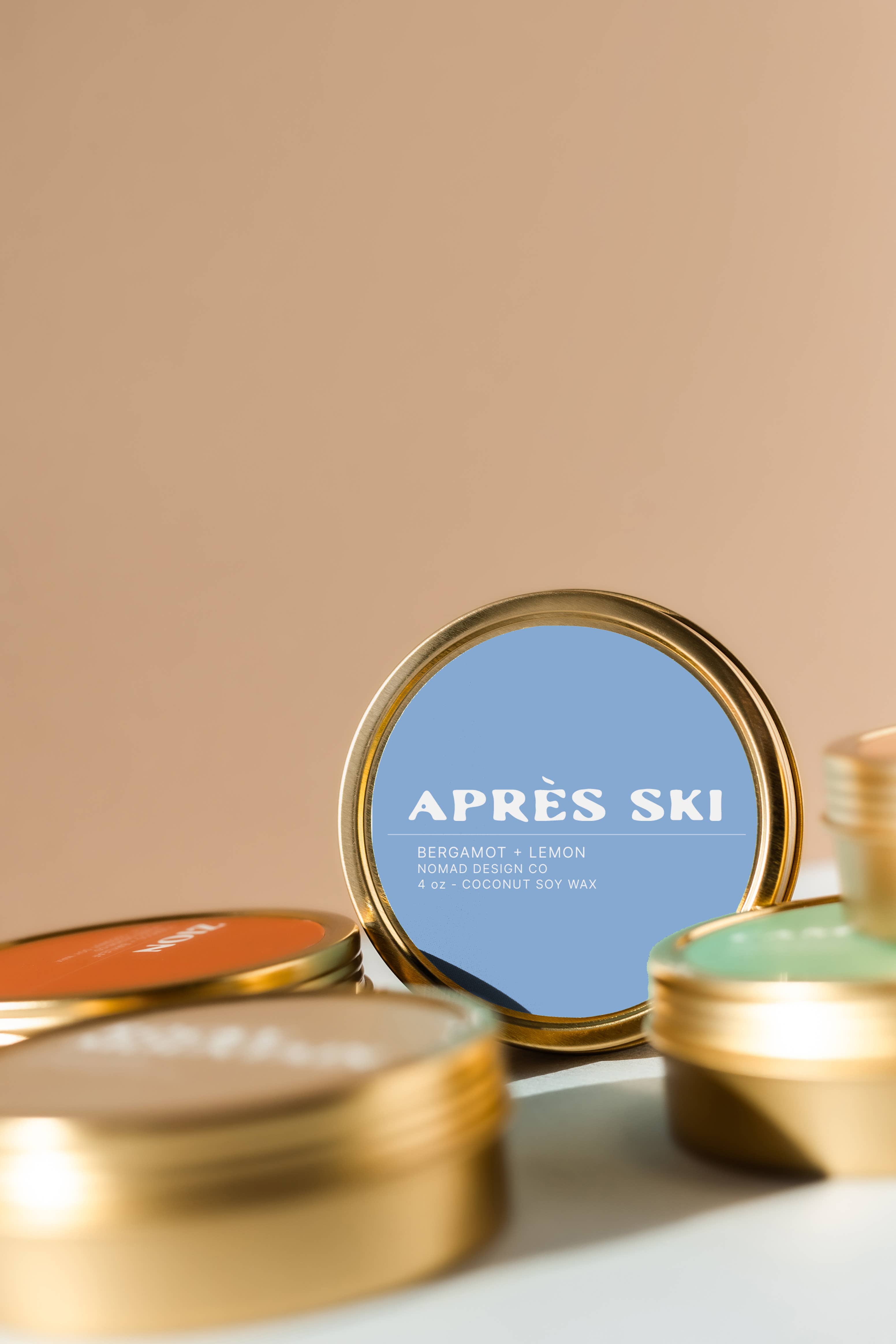 Nomad Design Co - Wholesale Travel candles - Apres Ski Travel Tin Candle