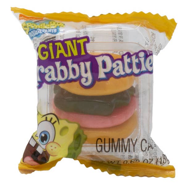 I Got Your Candy - Wholesale Gummy - Frankford Giant Original Krabby Patties Gummy 0.63oz -36ct