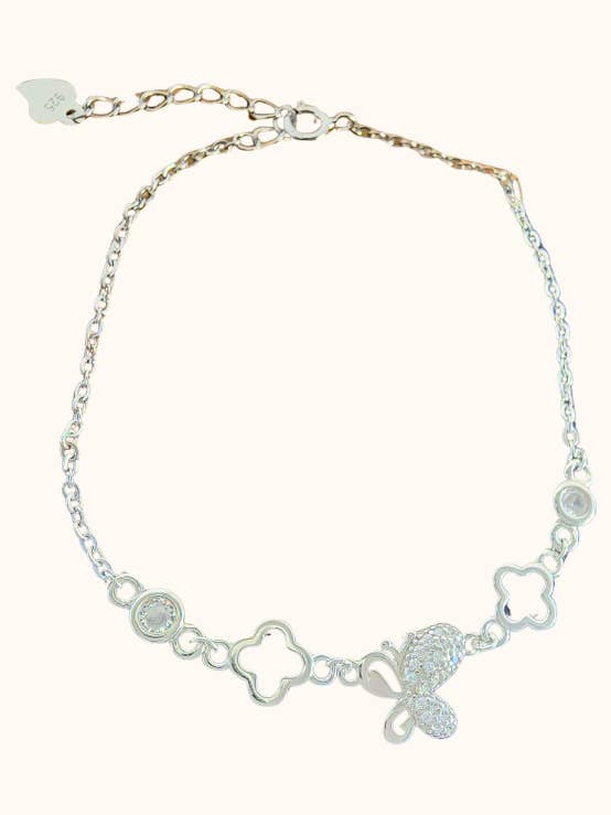 Butterfly Bracelet 2 | Sterling Silver for wholesale by The Mira Shoppe