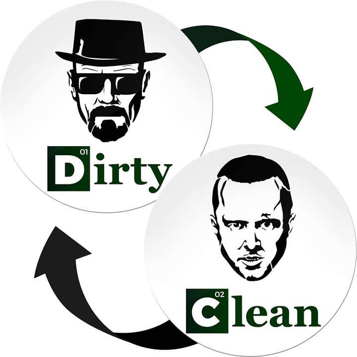 X-bet MAGNET - Wholesale Magnet - Clean/Dirty Dishwasher Magnet - Ideal Family Gift