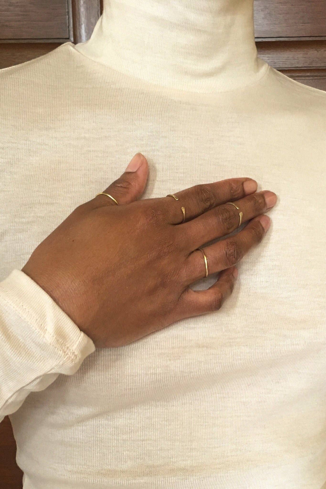 Mahnal Jewelry - Wholesale Band/Stacked Ring - Paddle Ring1