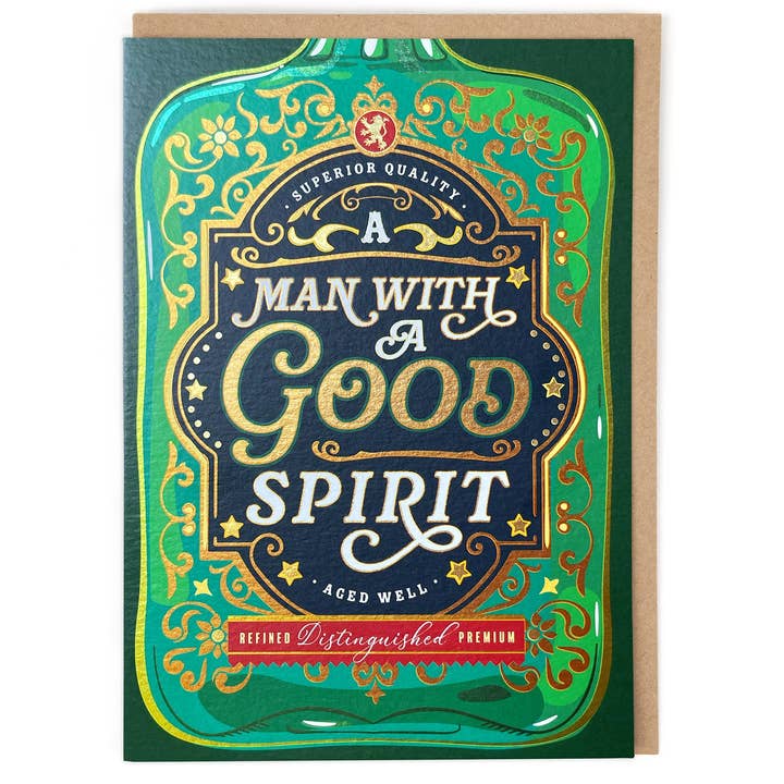 Cath Tate Cards - Wholesale Birthday Card - GOOD SPIRIT