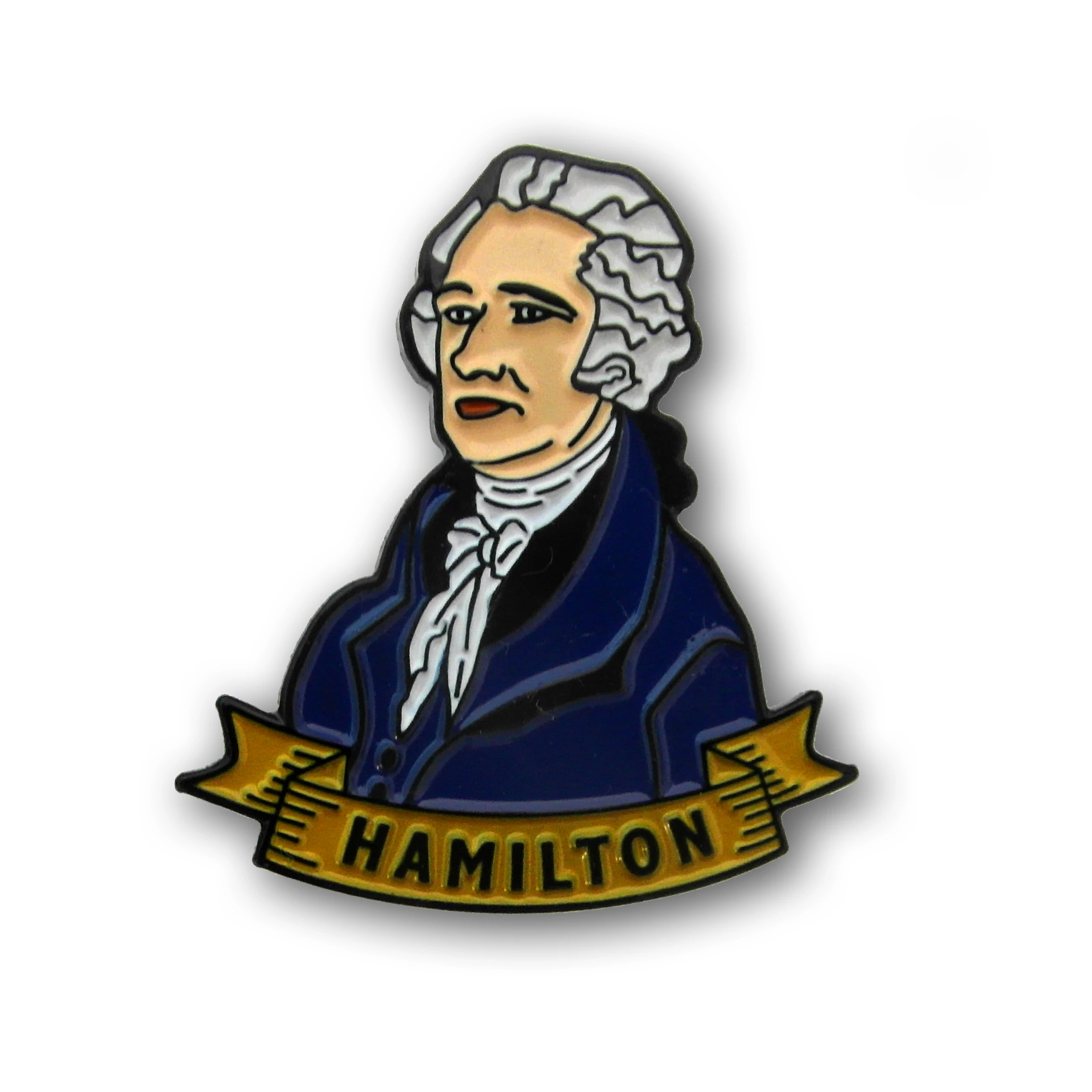 B.Berish - Wholesale Lapel Pin/Button - Alexander Hamilton Enamel Pin0