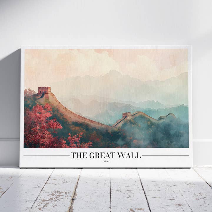 Timeless Majesty of The Wall - Framed Canvas Wall Art Print for wholesale by House Prints